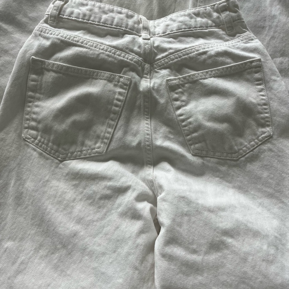 Topshop Women's White Jeans 26 straight leg - Picture 3 of 11